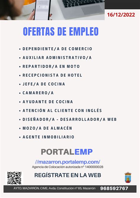 ofertas de empleo en mazarrn|Se necesita urgente en Mazarrón, Murcia